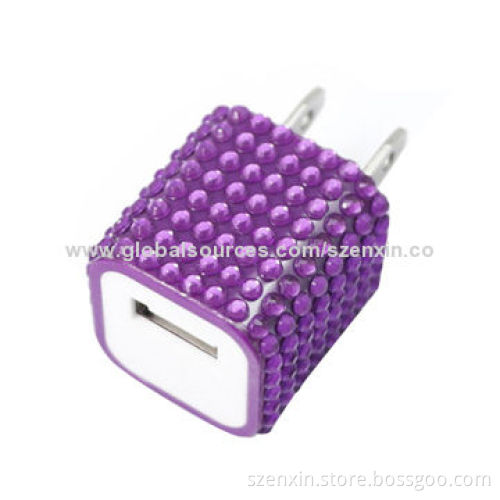 Mobile phone USB charger, 5V/1A output